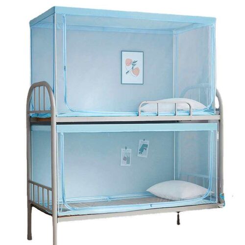 Retractable mosquito net dormitory upper bunk lower bunk 0.8