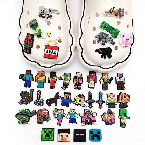 18/20/38pc Pop Hot Game Cartoon Shoe Charm for Kid Sandal Cl