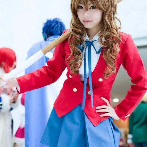 TIGER DRAGON Toradora Cosplay Costume Taiga Aisaka School