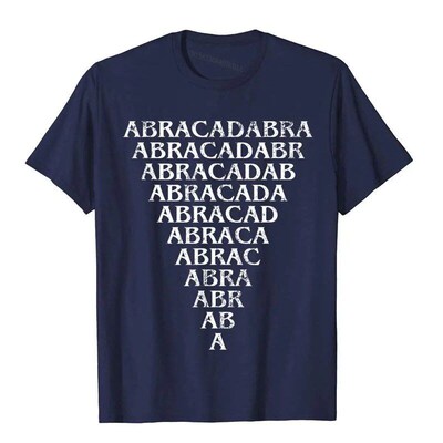 Abracadabra Triangle Amulet Magic Abracadabrangle Occult T-S