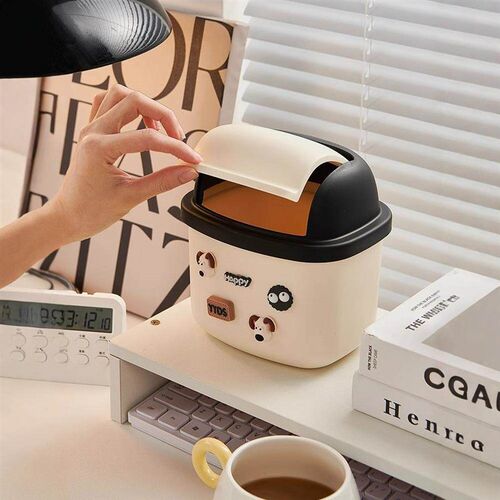 Novelty Desktop Trash Can 2024 New Creative Small Size with