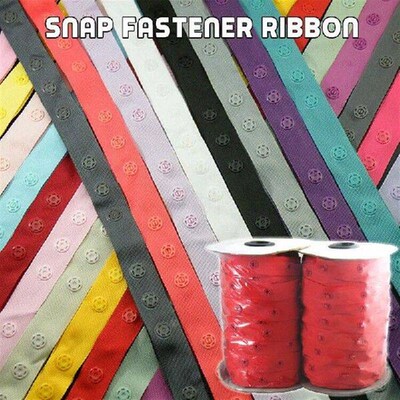 3 Meter Resin Snap Buttons Round Plastic Press Stud