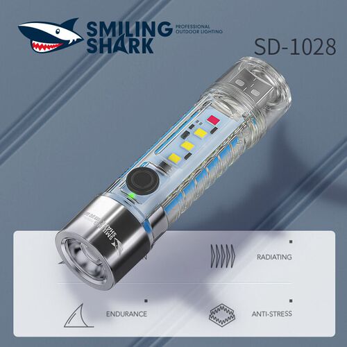 Mini Flashlight Rechargeable Portable LED Keychain Light