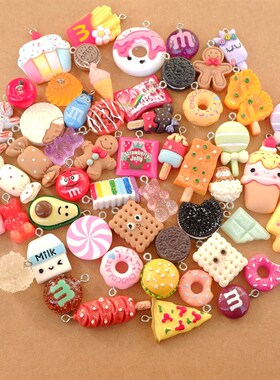 20/30/60/100Pcs/lot By Random Cake Candy Food Charms For Jew