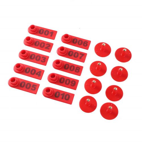 No. 1-500 Sheep ear tag Signs with the word ear Laser Typing