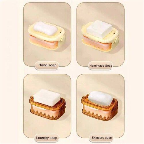 Soap Dish with Drain Holes Durable Soap Dish for Sink