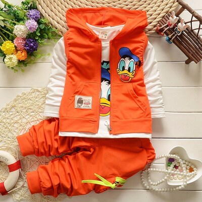 Boys Clothing Sets Children Fashion Donald Duck Baby boy T-s