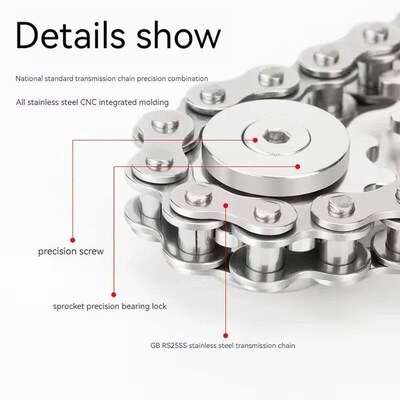 Metal Fidget Spinner Office Desk Toy Stress Relief Gears