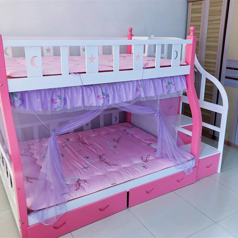 子母床蚊帐上下铺防尘顶蚊帐单开门儿童1.2m1.5米1.家用高低床,床上用品,蚊帐,淘宝优惠券,粉丝福利购,淘宝优惠卷