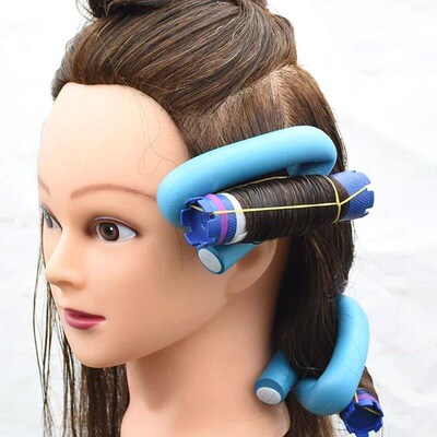 10pcs Flexible Hair Curling Rod Hair Curler Makers Soft Foam