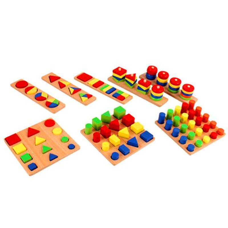 8 piece childrens teaching aid combination Enlightenment Fa - 实物图