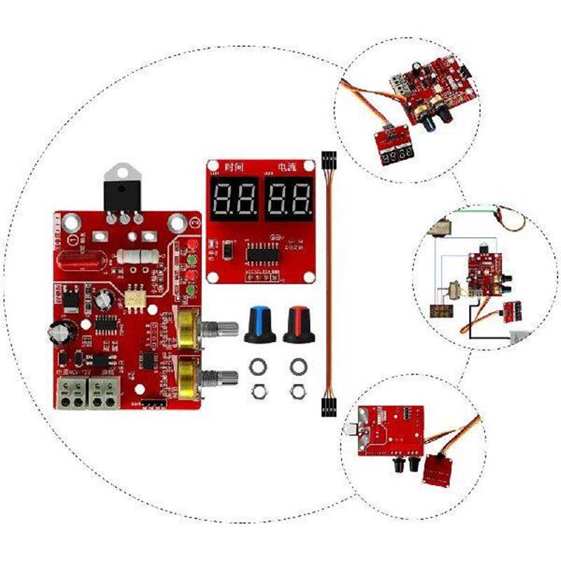 Spot Welder Control Panel Time Current Board PCB Circuit - 实物图