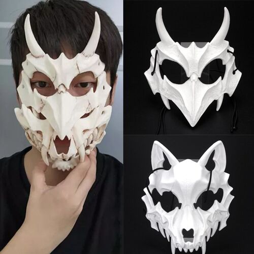 2022 Halloween Demon Mask Carnival Werewolf Skull Mask Cospl