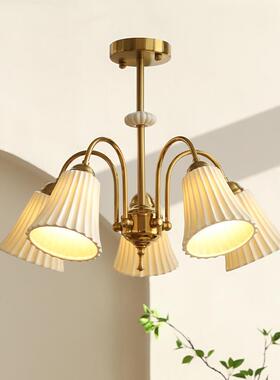 ar房tdeco中古现简代约陶瓷客厅厅吊灯美式复古法式87421卧室餐书