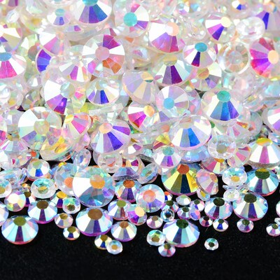 Glitter Crystal Non Hotfix Rhinestones Nails Crystals Diamon