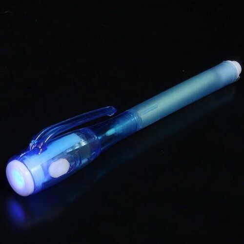 Invisible Ink Pen Creative UV Light Funny Marker Pen For Ki