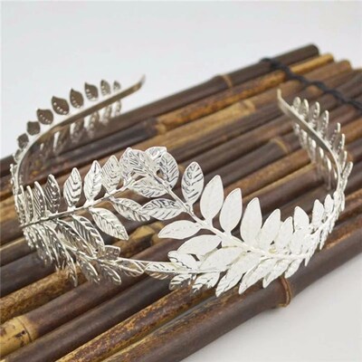 Leaf Style Wedding Party Crown Bridal Tiara Vintage Bride Ha