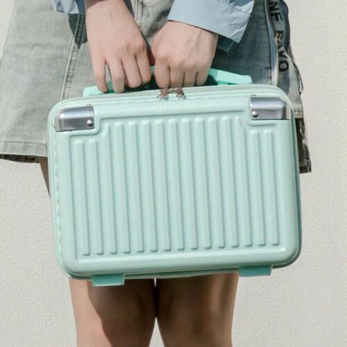 14 Inch Simple Small Cosmetic Case for Women Portable Light