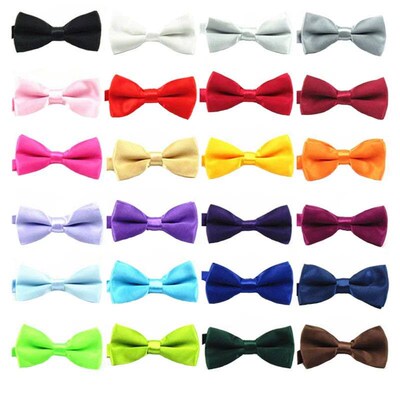Bowtie Men Kids Formal Necktie Boy Mens Fashion Business We