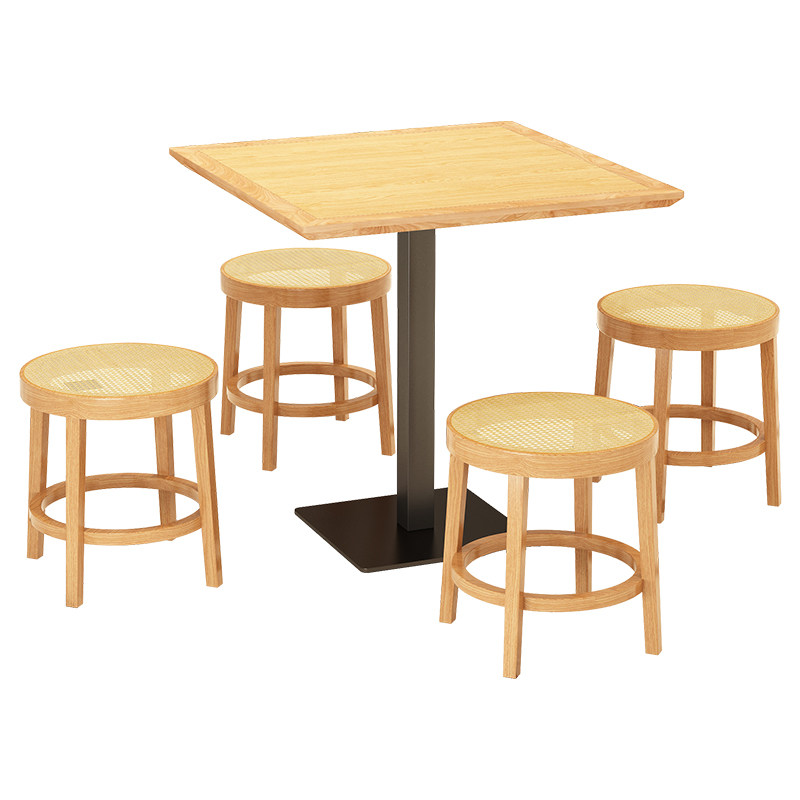 东南亚商用主题餐厅餐椅茶楼快餐饭店桌椅藤编实木椅子小圆凳,住宅家具,餐椅,淘宝优惠券,粉丝福利购,淘宝优惠卷