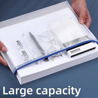 1/5pcs Mesh Zipper Bag Jigsaw Bag Zipper Bag for organizing