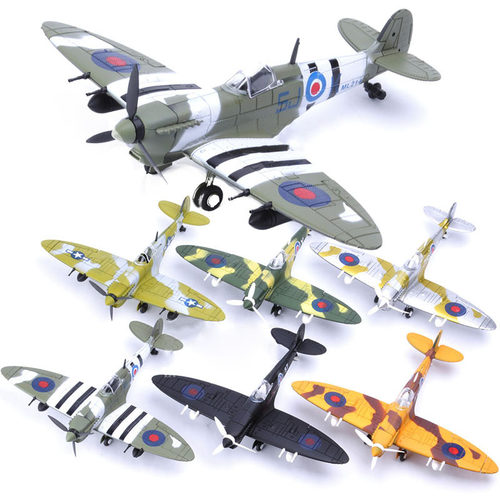 22cm 4D Diy Toys Fighter Assemble Blocks Building Model Airp