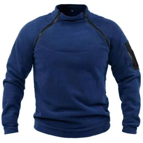 Mens Sweater Loose Solid Color Outdoor Warm Breathable Tact