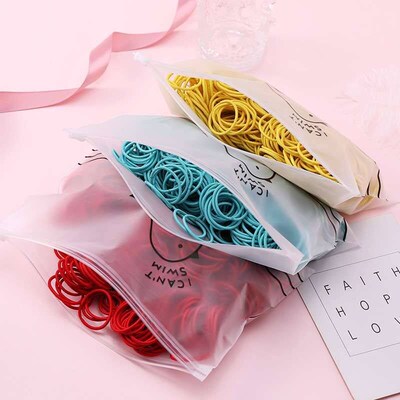 100 3CM Nylon Childrens Hair-free Rubber Band Head Rope Gir