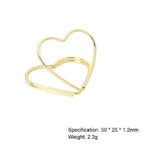 2PCS Metal Memo Holder For Party Wedding Banquet Double