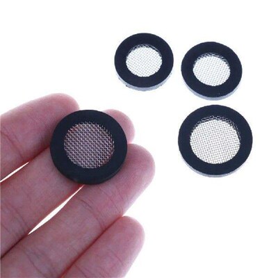 10X 20/25MM Rubber Gasket with Net Shower Head Filter