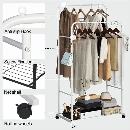 Super Strong Metal Clothing Garment Rack Cloth Hanger Displa