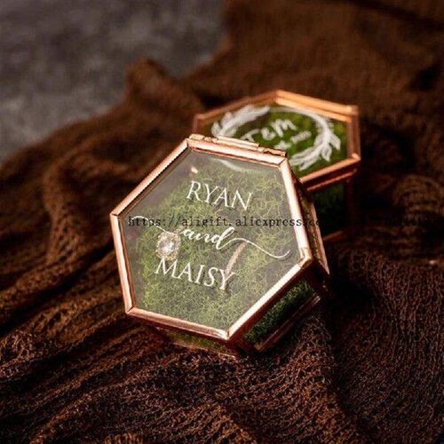 Custom Wedding Ring Box - Creative Proposal Keepsake with