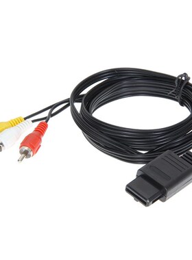 1.8m 6FT AV TV RCA Game Video Cable for Nintendo NGC/N64/SF