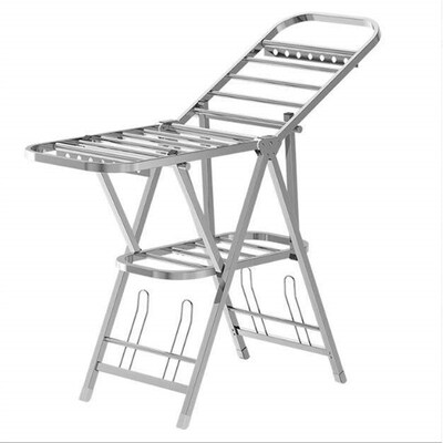 Floor to floor folding bedroom balcony drying quilt folding