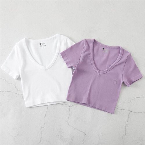 Yoga suit short stretch crop yoga suit set