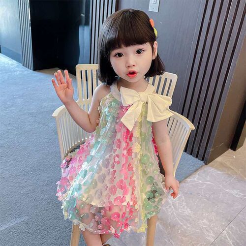Little Girl Summer Flower Dress Small Childrens Sweet Princ