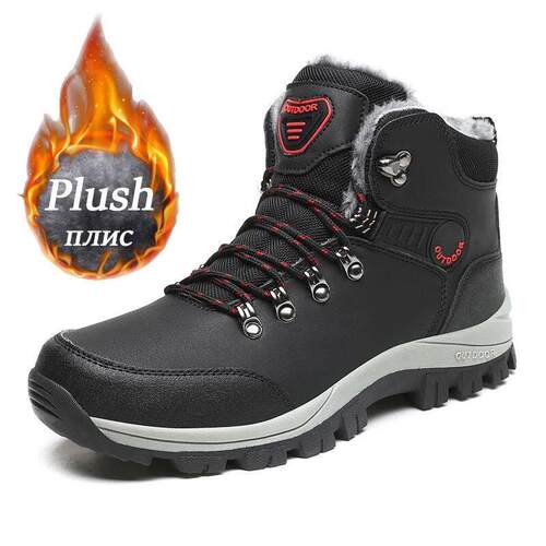 Boots Mens Women Slip On Winter Shoes For Men Waterproof An