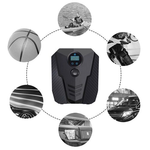 Digital Tire Inflator Portable Air Compressor For Car Bicycl