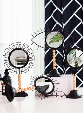 Table Decorative Vanity Mirrors Nordic Fashion Iron Geometr