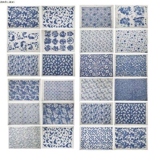 Pottery Ceramic Clay Transfer Paper Underglaze Colored