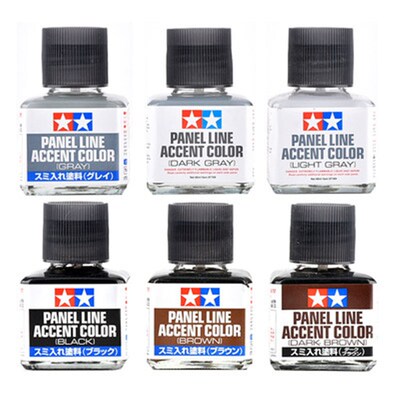 Tamiya 40ML highlighting Panel Line Accent Color 87131-87210