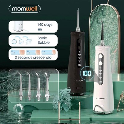 Mornwell 5032 Oral Irrigator Dental Teeth Whitening Home App