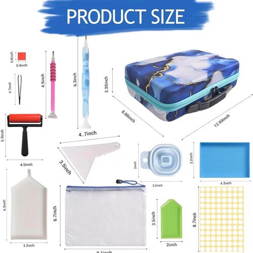 Diamond Painting Tool Box or Bag Storage Accessories Contain
