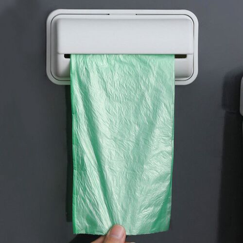 Wall Mount Trash Bags Storage Box Garbage Bag Dispenser for