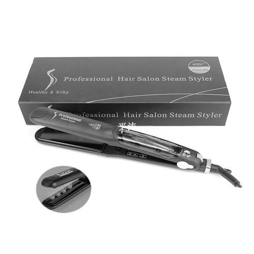 55W Professional Hair Salon Steam Styler, Flat Ceram