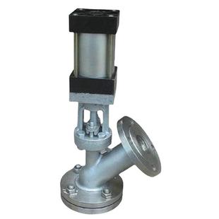 FL641F气动下展料式_手放料阀_不锈钢气动放料阀法兰978动放阀