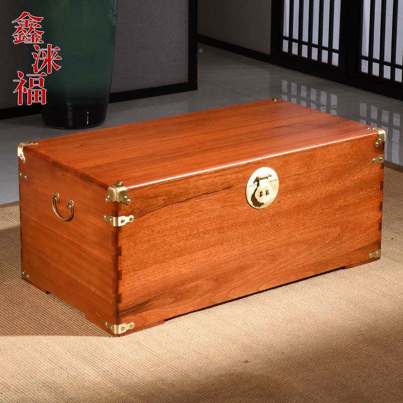 香木箱子全字实箱木平板画箱婚嫁箱结婚47箱樟子储物樟木盒其他