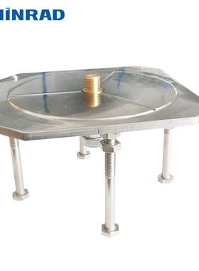 不锈钢强制对中盘 中心螺丝基座归心盘全站仪水准仪对中器
