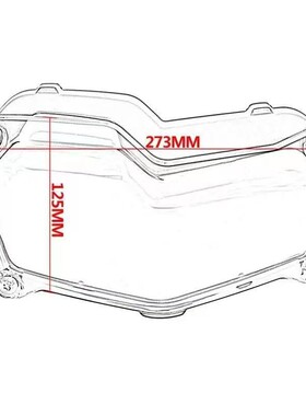 -适用MO-LST00宝马F750GSF850GS于20182025大灯格栅保护盖大灯罩