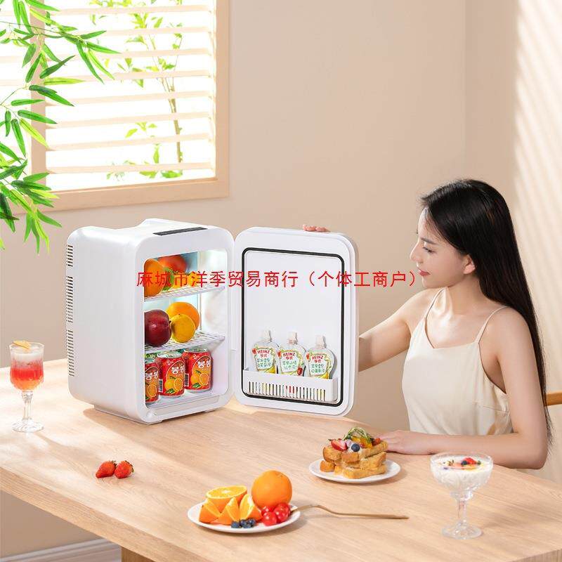公新款迷你小舍冰箱冷冻冷11630藏载车家用宿母乳办室小型冰柜